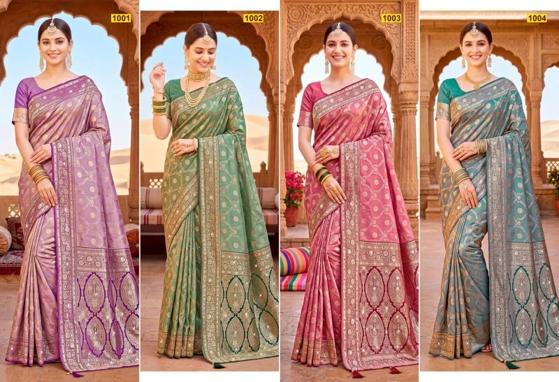 Saroj Nivedita Tissue Saroski Vol 1 Tissue Silk Saree 6