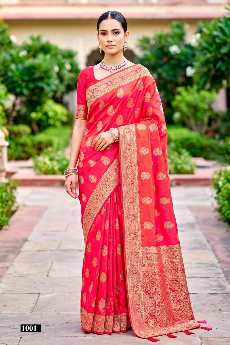 Saroj Parampara Saroski Vol 1 Tissue Silk Saree Collection 4