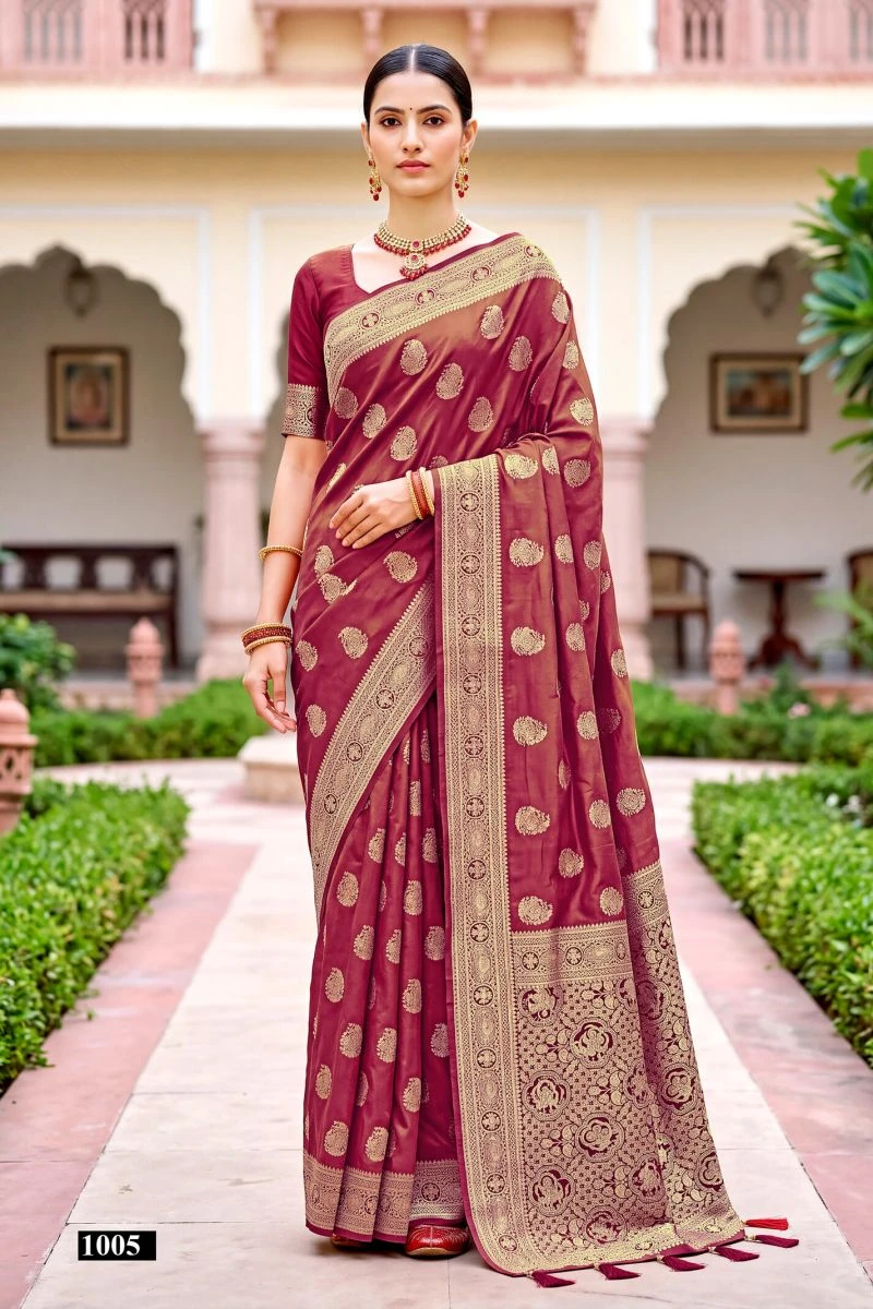 Saroj Parampara Saroski Vol 1 Tissue Silk Saree Collection 5