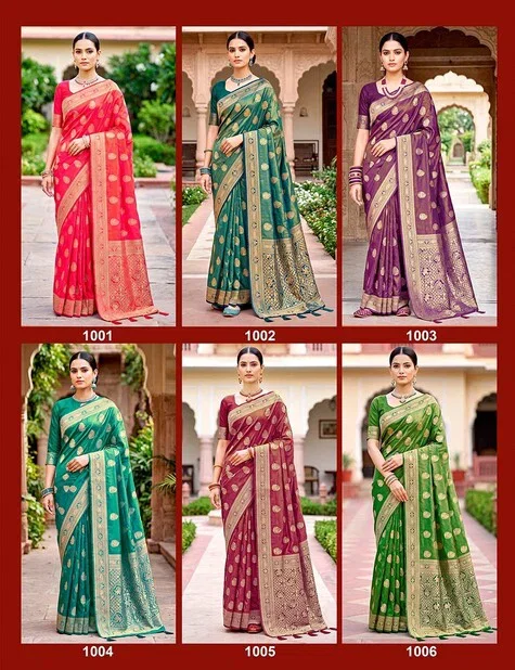 Saroj Parampara Saroski Vol 1 Tissue Silk Saree Collection 8