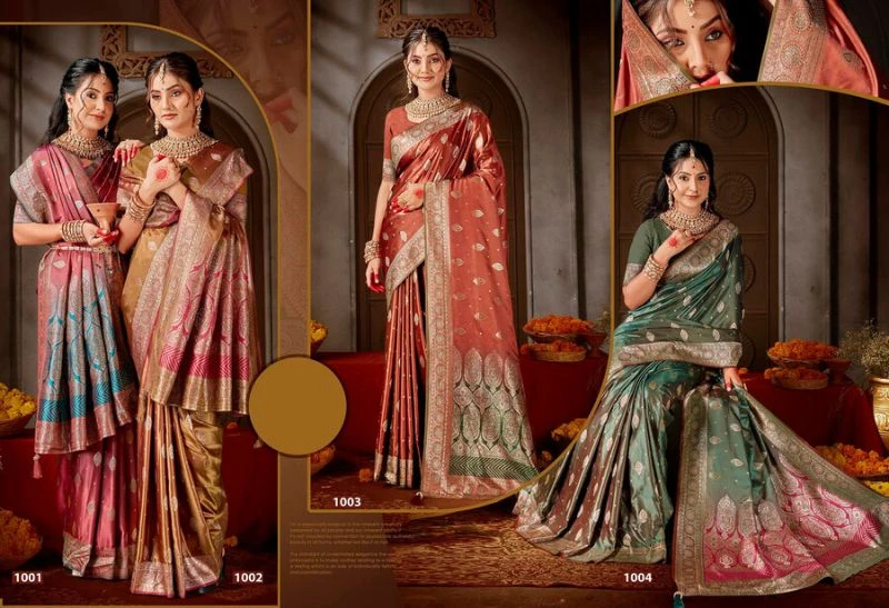 Saroj Pitambari Satiin Saroski Vol 3 Satin Silk Saree 6