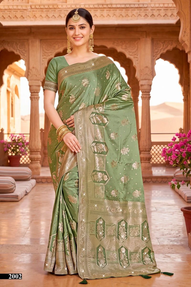 Saroj Priya Satin Saroski Vol 2 Satin Silk Saree Collection 4