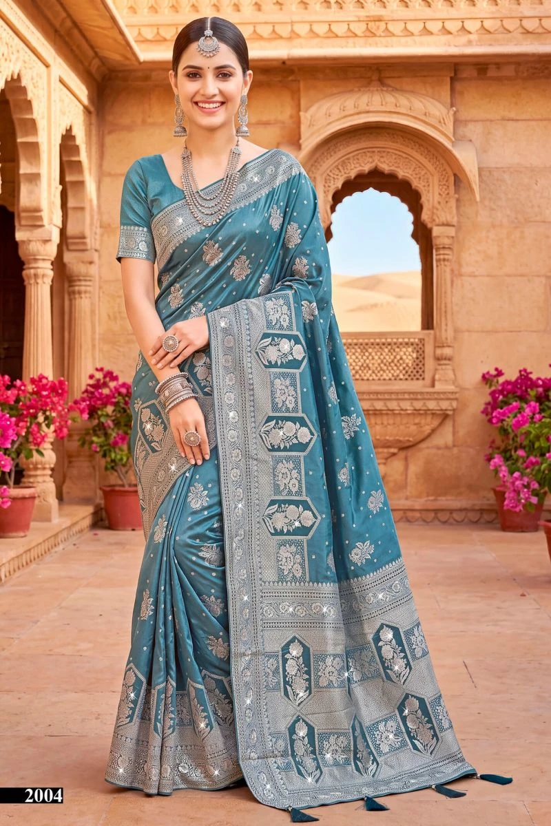 Saroj Priya Satin Saroski Vol 2 Satin Silk Saree Collection 5