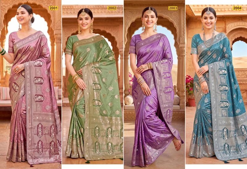 Saroj Priya Satin Saroski Vol 2 Satin Silk Saree Collection 6