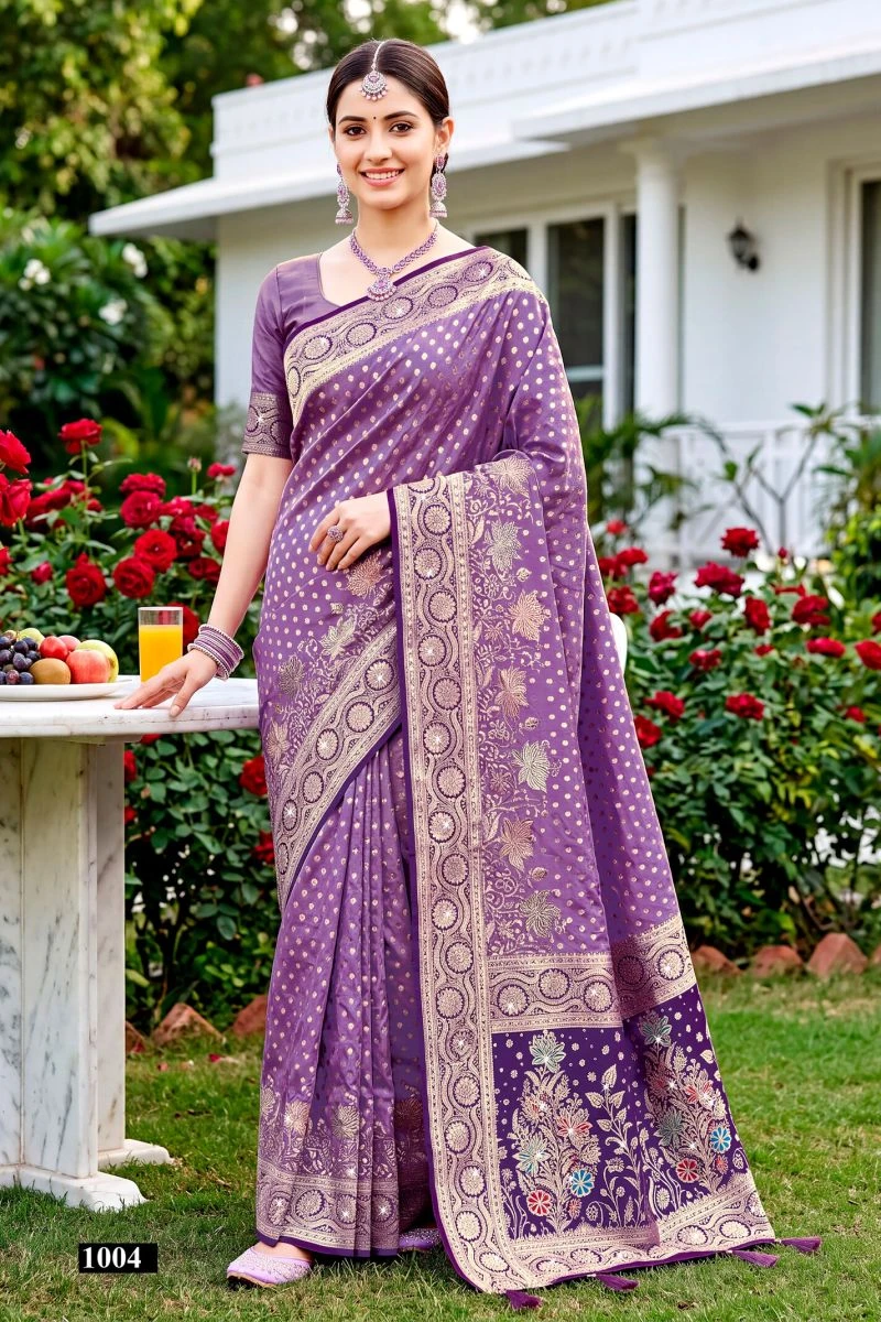 Saroj Priyamilan Satin Saroski Vol 1 Satin Silk Saree 5