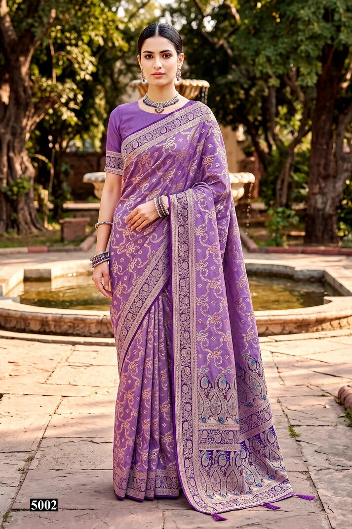 Saroj Priyamilan Satin Saroski Vol 5 Satin Silk Saree 2