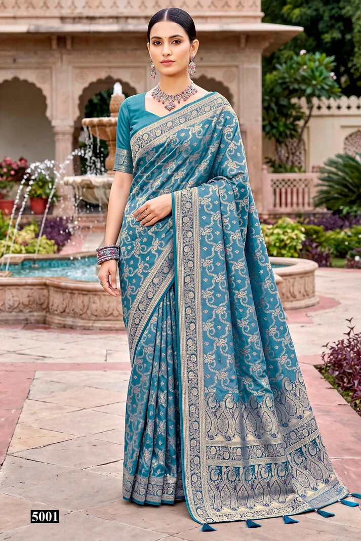 Saroj Priyamilan Satin Saroski Vol 5 Satin Silk Saree 3