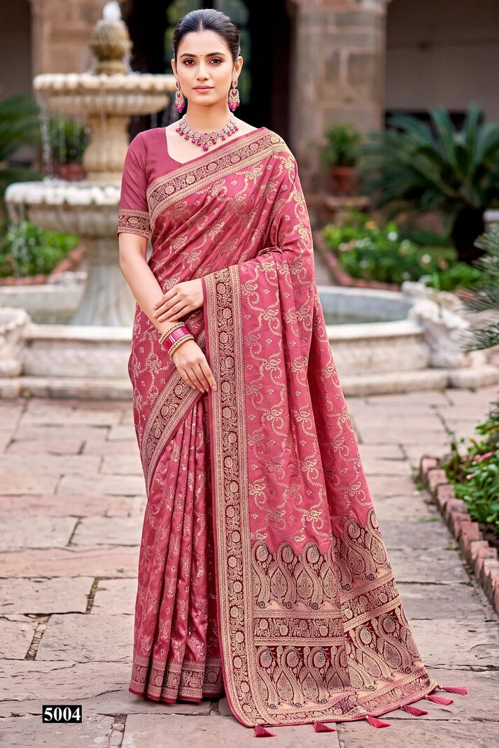 Saroj Priyamilan Satin Saroski Vol 5 Satin Silk Saree 5