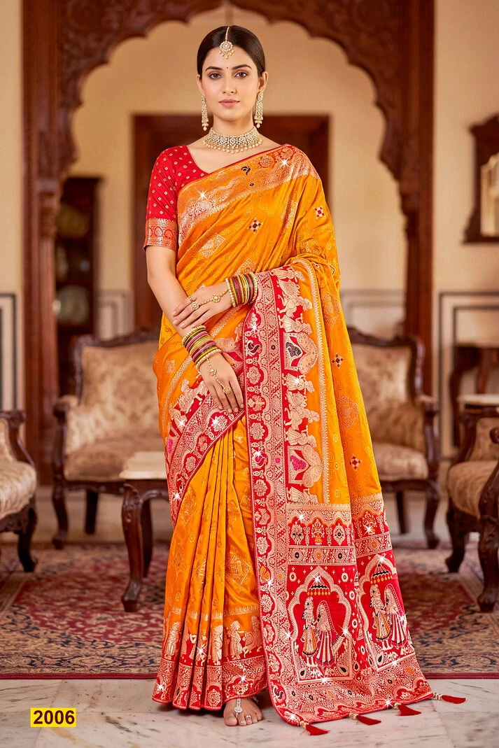 Saroj Ravina Satin Saroski Vol 2 Satin Silk Saree 2