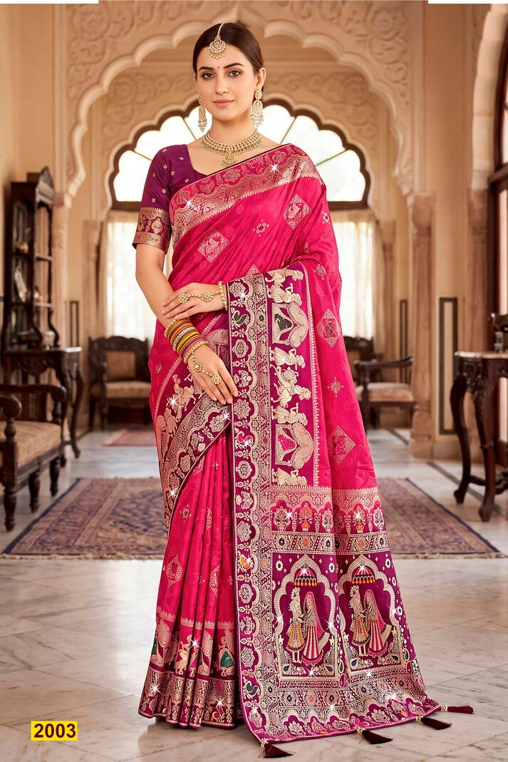 Saroj Ravina Satin Saroski Vol 2 Satin Silk Saree 4