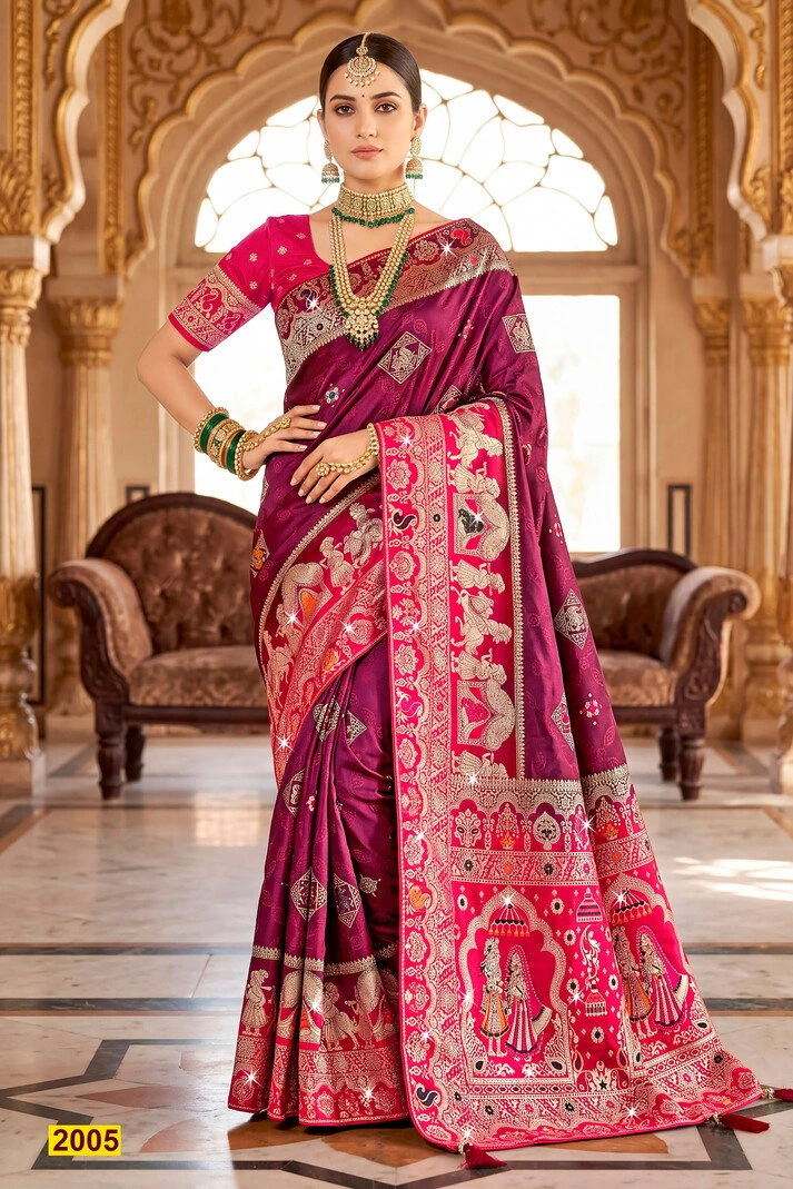 Saroj Ravina Satin Saroski Vol 2 Satin Silk Saree 5