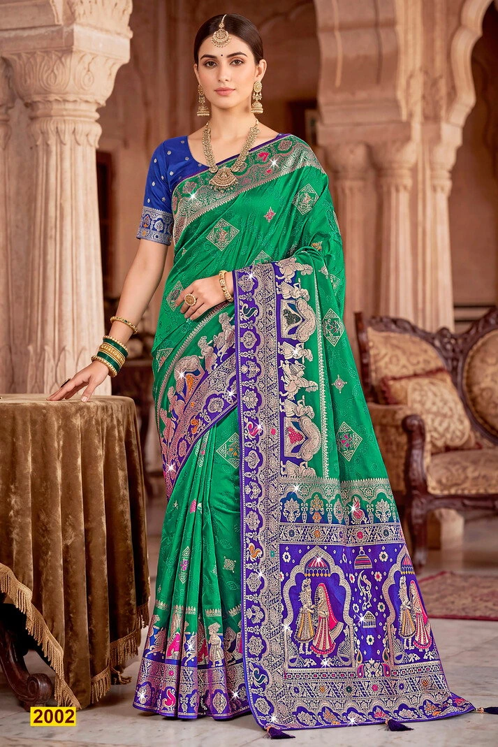 Saroj Ravina Satin Saroski Vol 2 Satin Silk Saree 6