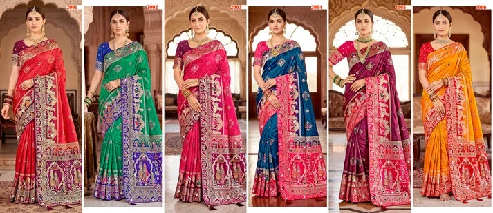 Saroj Ravina Satin Saroski Vol 2 Satin Silk Saree 8