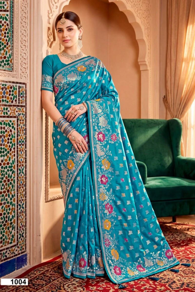 Saroj Riddhima Satin Saroski Vol 1 Satin Silk Saree Collection 2