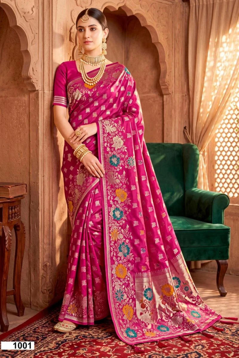 Saroj Riddhima Satin Saroski Vol 1 Satin Silk Saree Collection 3