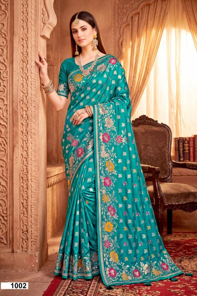Saroj Riddhima Satin Saroski Vol 1 Satin Silk Saree Collection 4