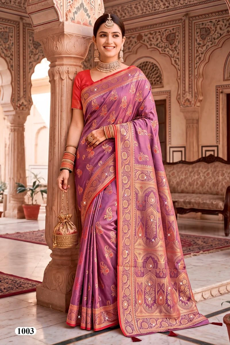 Saroj Rimzim Satin Saroski Vol 1 Satin Silk Saree 4