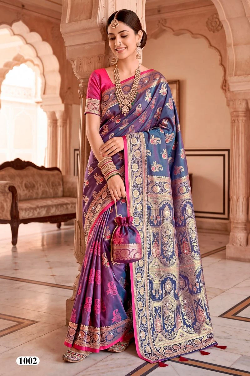 Saroj Rimzim Satin Saroski Vol 1 Satin Silk Saree 5