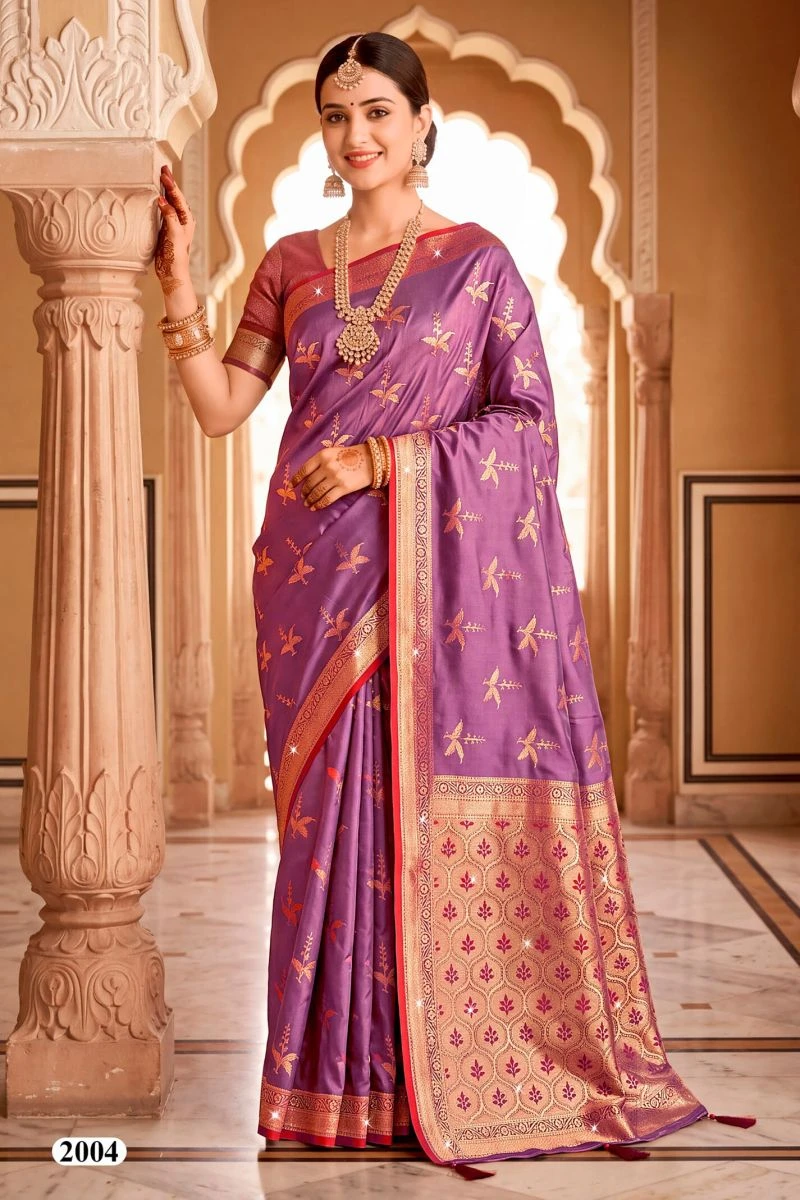Saroj Rimzim Satin Saroski Vol 2 Satin Silk Festival Saree 2