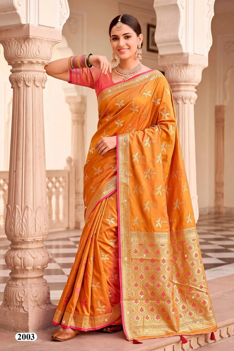 Saroj Rimzim Satin Saroski Vol 2 Satin Silk Festival Saree 3