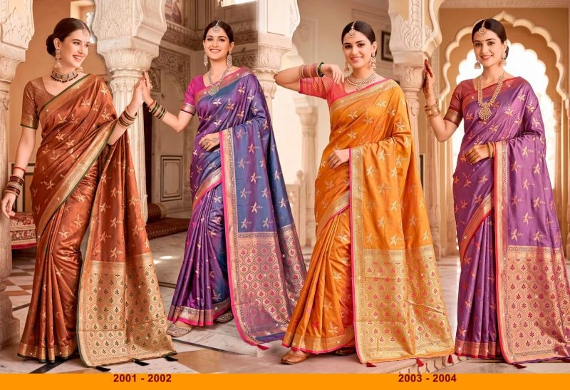 Saroj Rimzim Satin Saroski Vol 2 Satin Silk Festival Saree 6