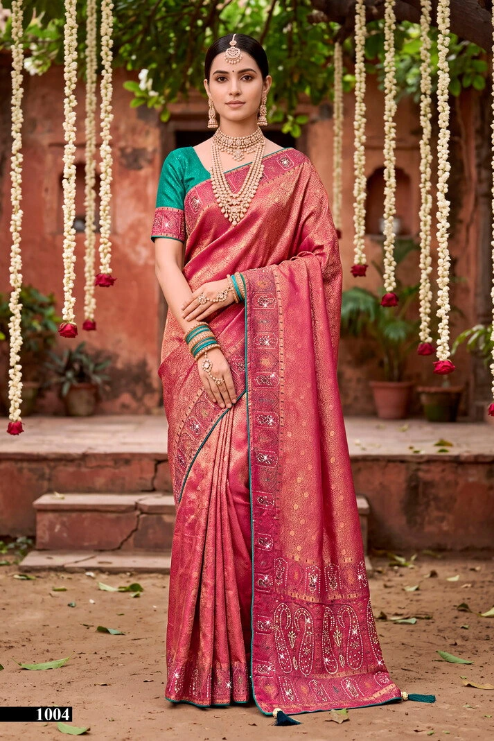 Saroj Sanwariya Satin Saroski Vol 1 Silk Saree 5