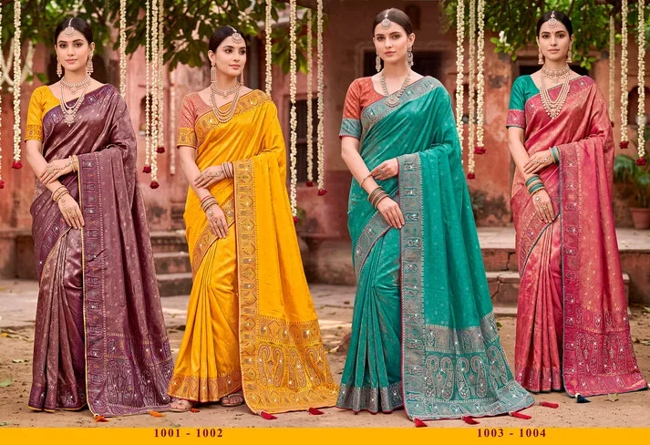 Saroj Sanwariya Satin Saroski Vol 1 Silk Saree 6