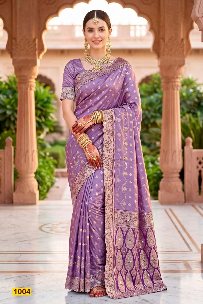 Saroj Siya Satin Jharkan Vol 1 Satin Silk Saree Collection 2