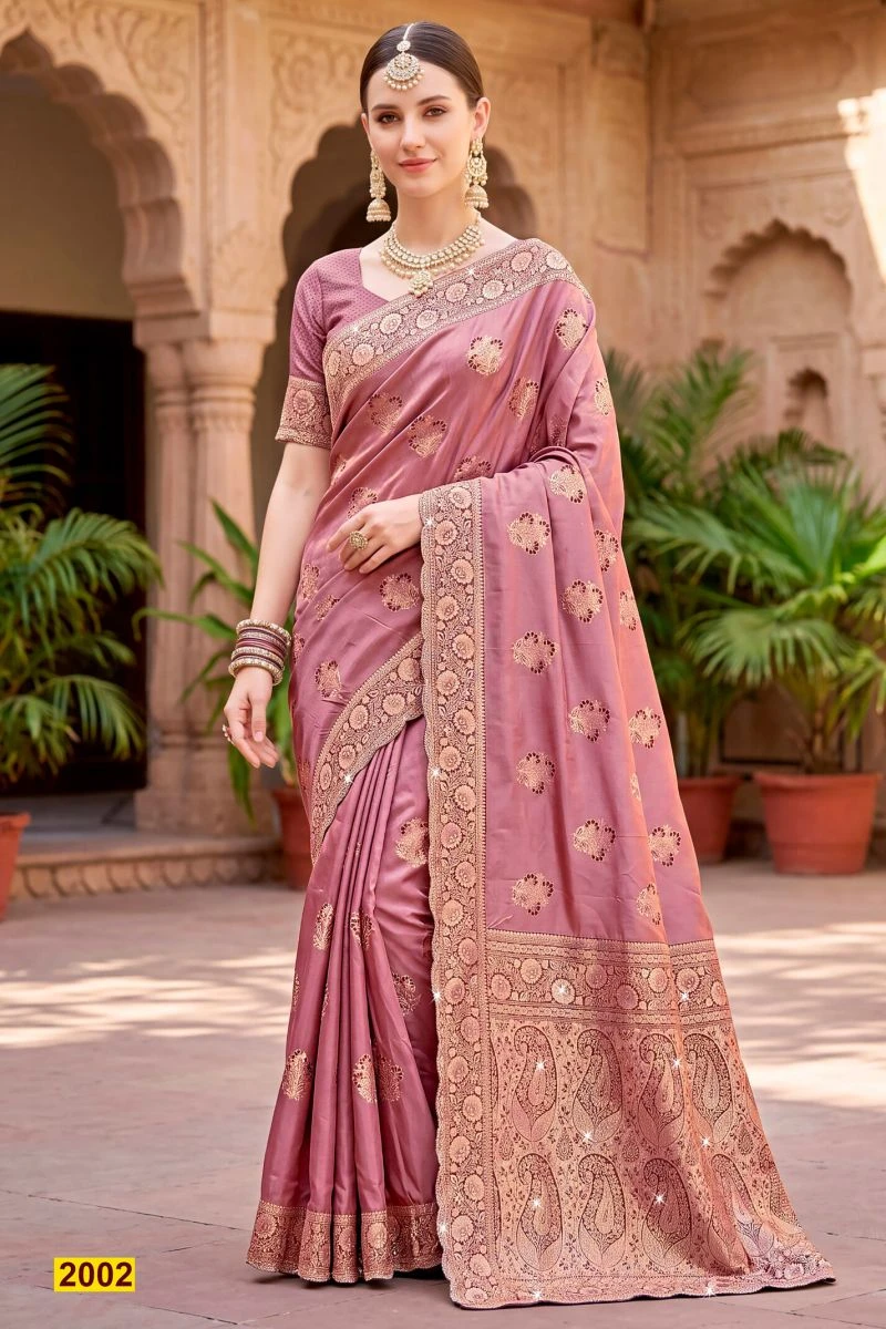 Saroj Siya Satin Jharkan Vol 2 Satin Silk Saree Collection 2