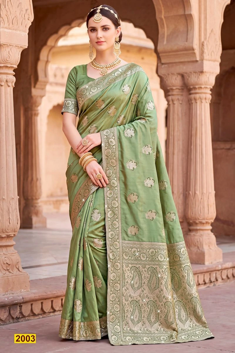Saroj Siya Satin Jharkan Vol 2 Satin Silk Saree Collection 3