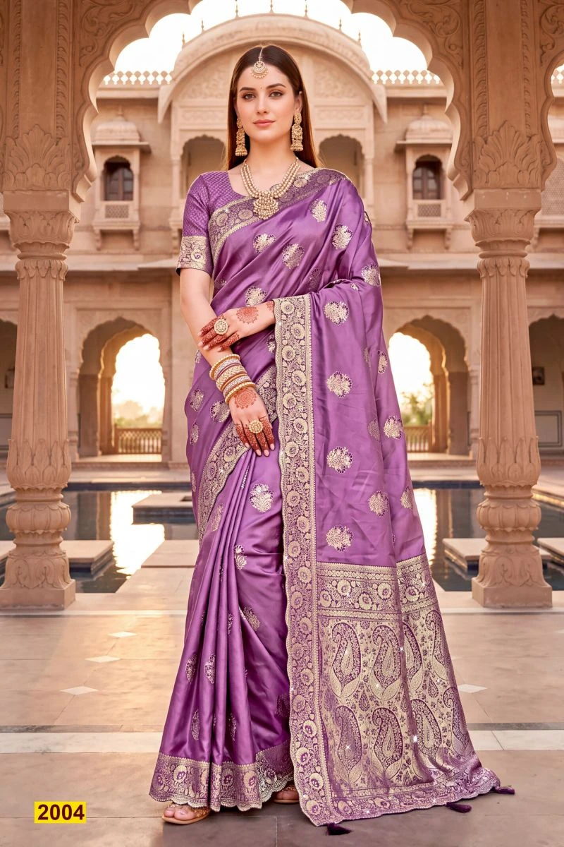 Saroj Siya Satin Jharkan Vol 2 Satin Silk Saree Collection 5