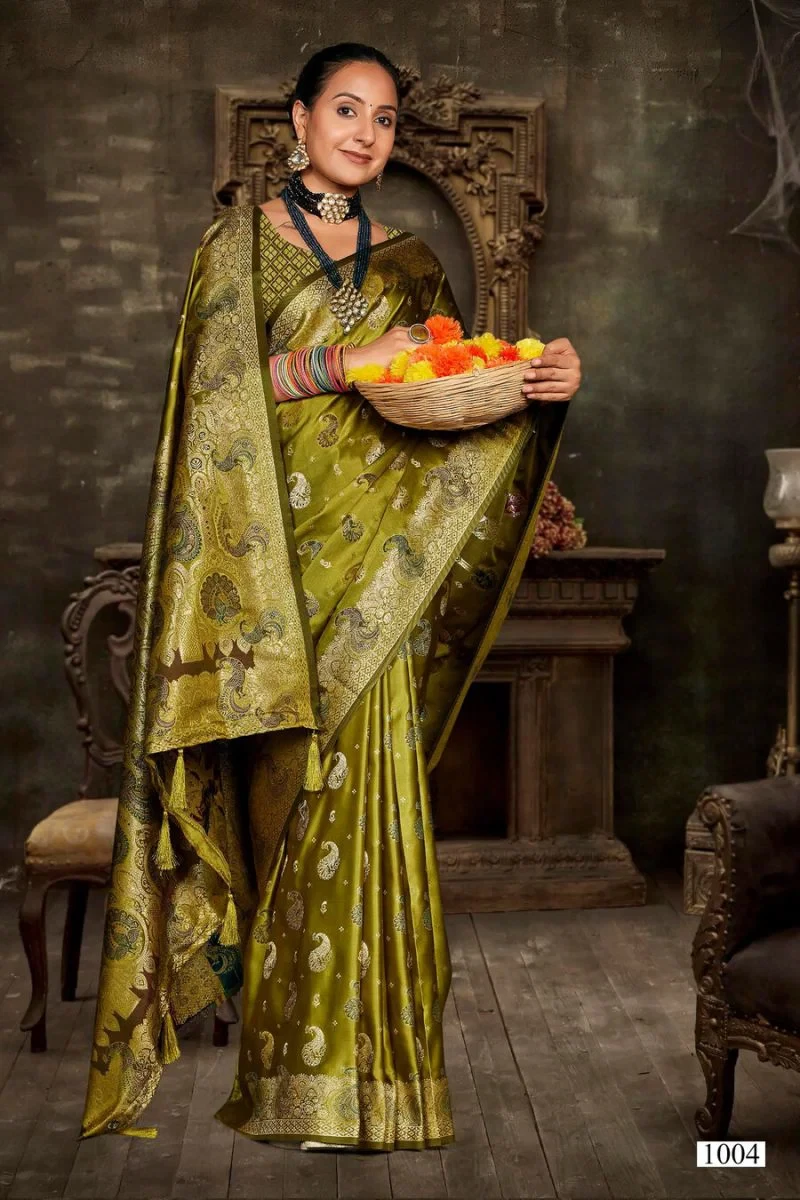 Saroj Sparsh Satin Saroski Vol 1 Satin Silk Saree 2