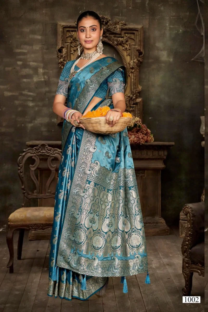 Saroj Sparsh Satin Saroski Vol 1 Satin Silk Saree 3