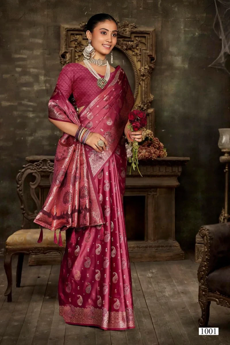 Saroj Sparsh Satin Saroski Vol 1 Satin Silk Saree 5