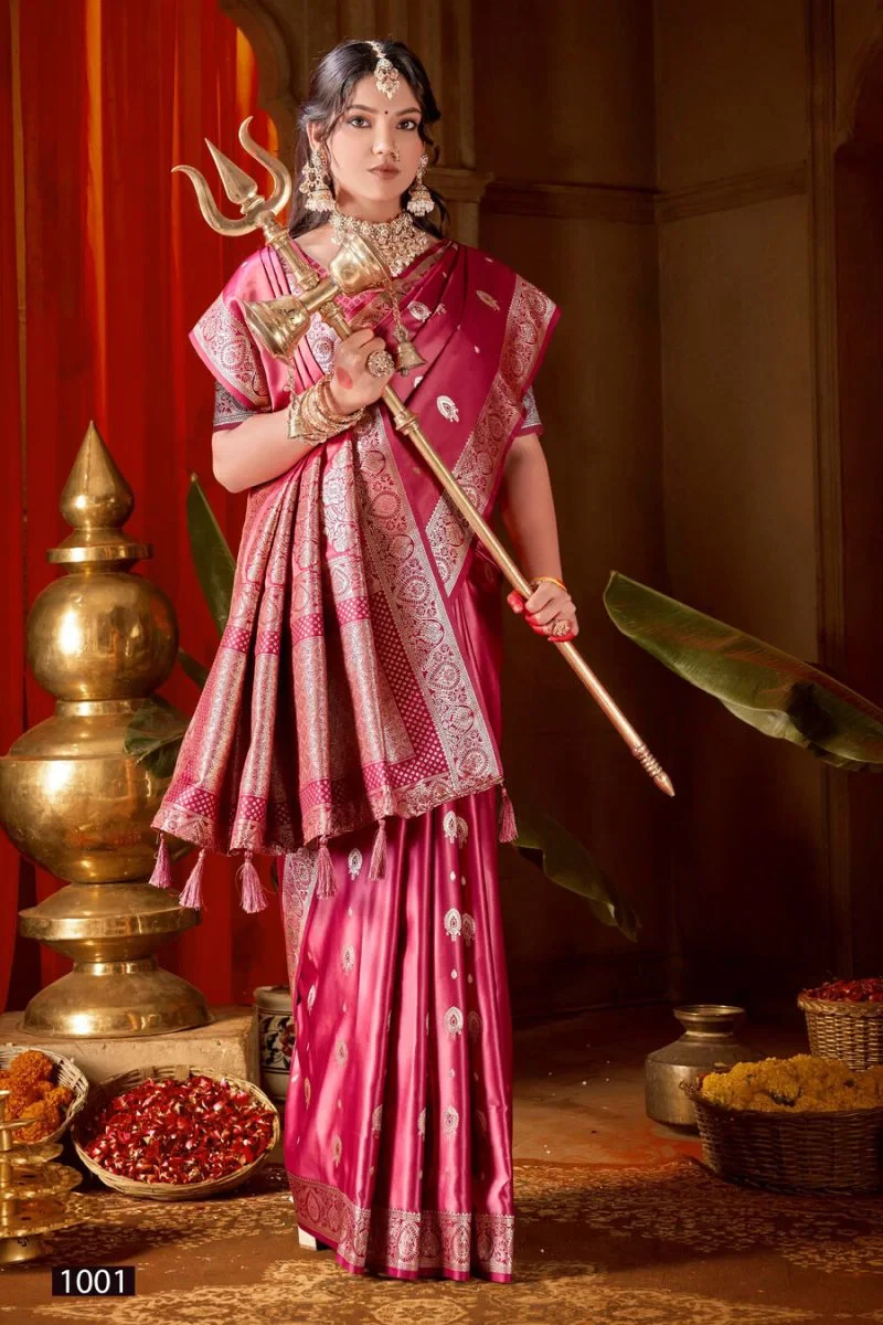 Saroj Sparsh Satin Siroski Vol 2 Satin Silk Saree 2