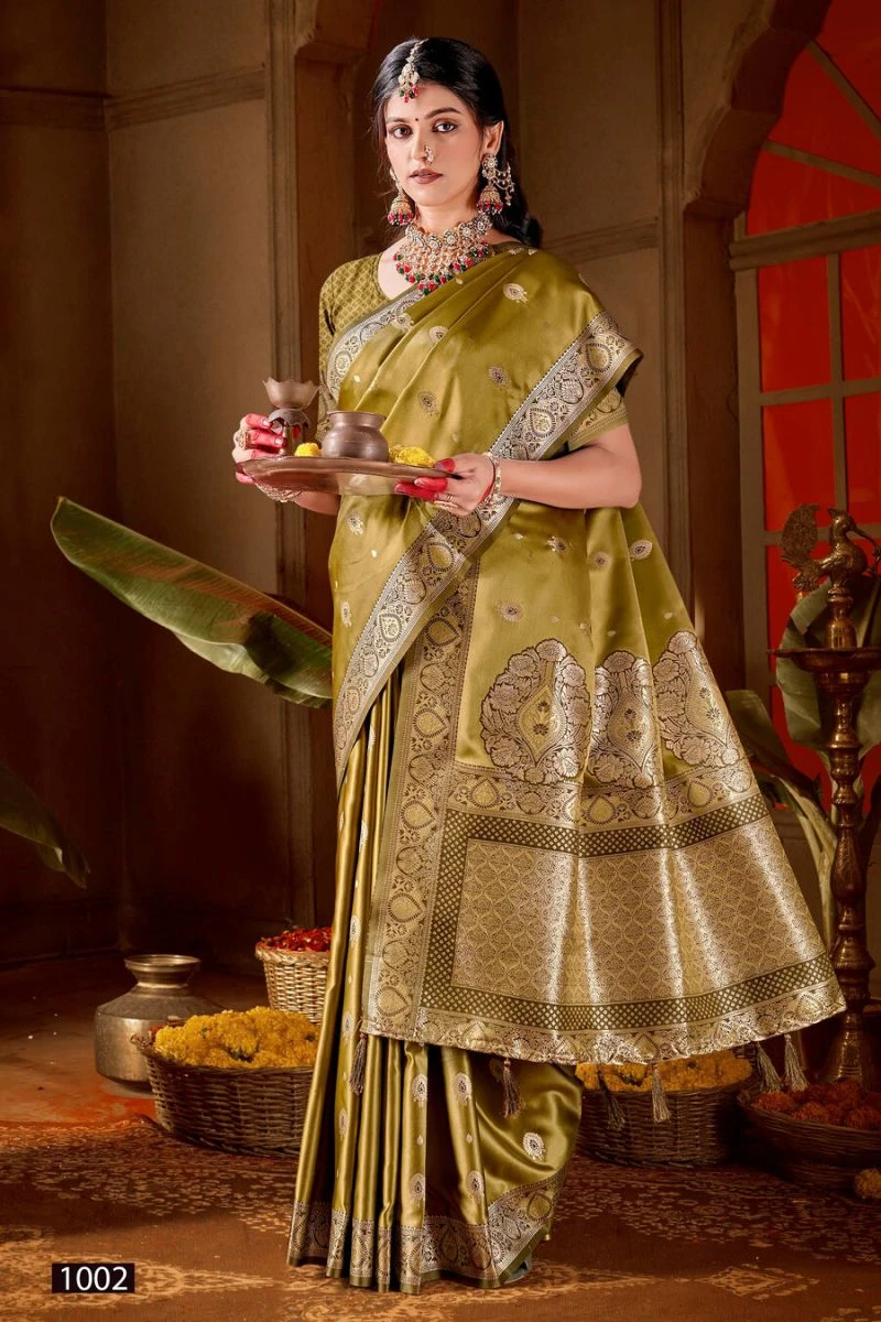 Saroj Sparsh Satin Siroski Vol 2 Satin Silk Saree 3