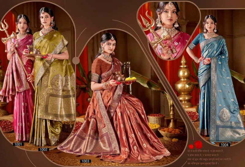 Saroj Sparsh Satin Siroski Vol 2 Satin Silk Saree 6