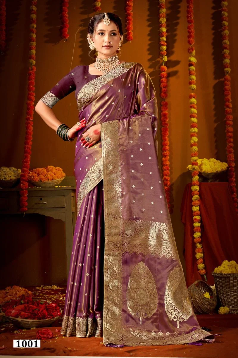 Saroj Surekha Saroski Vol 1 Tissue Silk Saree Collection 2