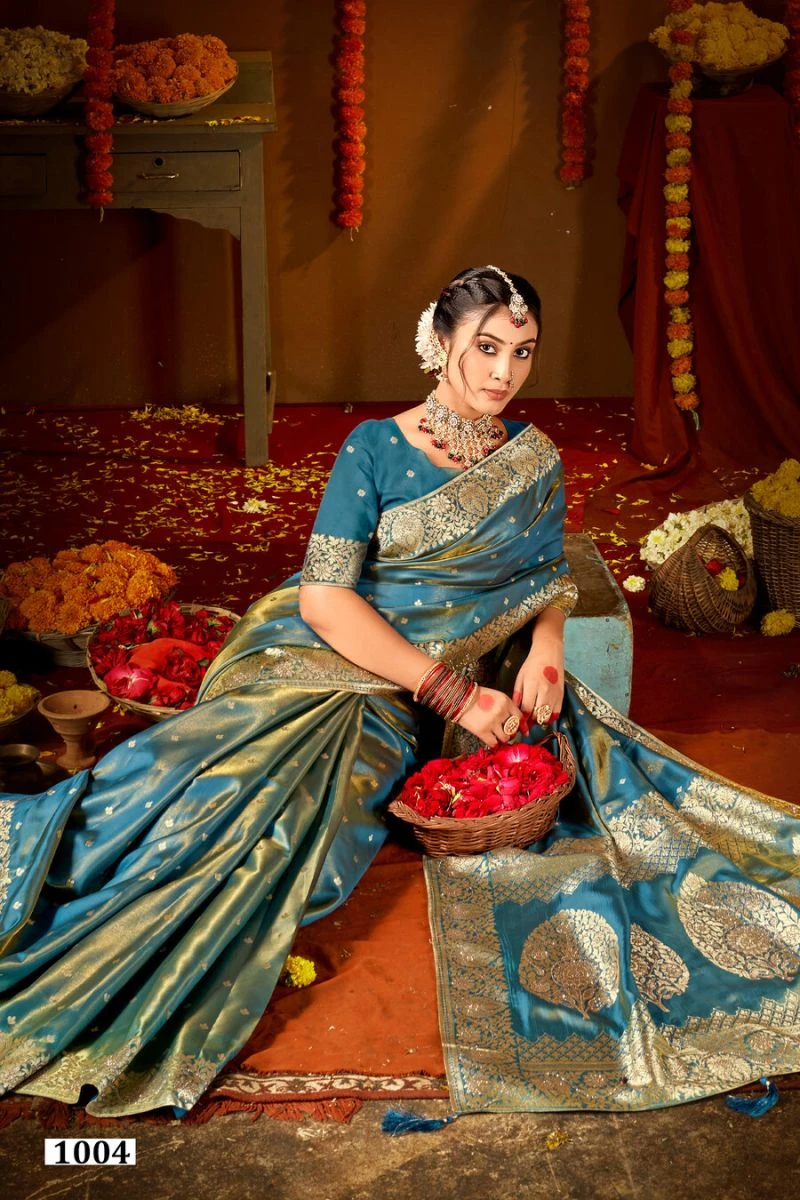 Saroj Surekha Saroski Vol 1 Tissue Silk Saree Collection 5
