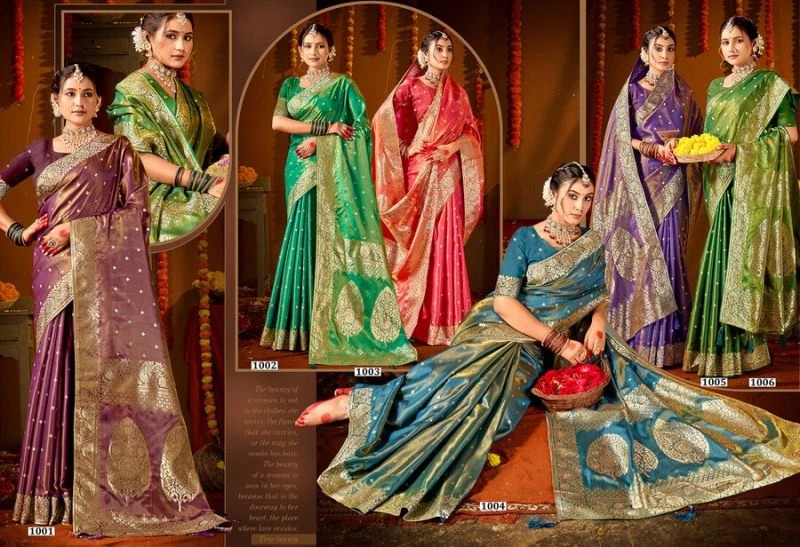 Saroj Surekha Saroski Vol 1 Tissue Silk Saree Collection 7