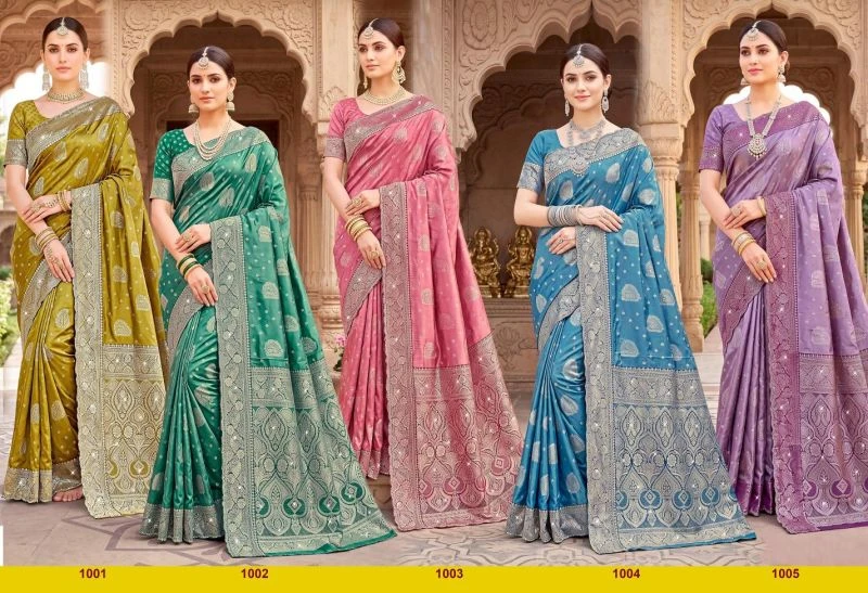 Saroj Tanvi Satin Jharkan Vol 1 Satin Silk Saree 7