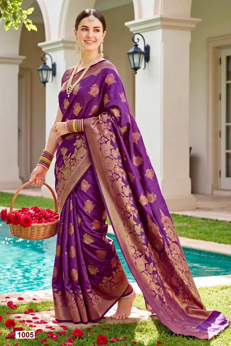 Saroj Titan Silk Vol 2 Soft Silk Saree Collection 7