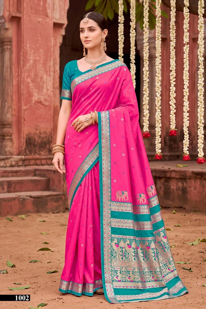 Saroj Usha Silk Vol 1 Silk Saree Collection 3
