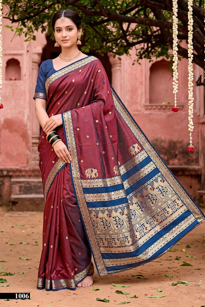 Saroj Usha Silk Vol 1 Silk Saree Collection 5