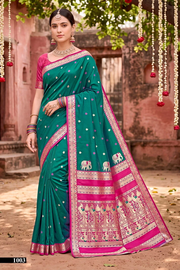 Saroj Usha Silk Vol 1 Silk Saree Collection 7