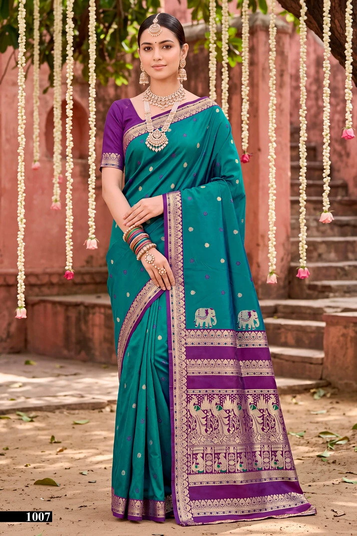 Saroj Usha Silk Vol 1 Silk Saree Collection 9