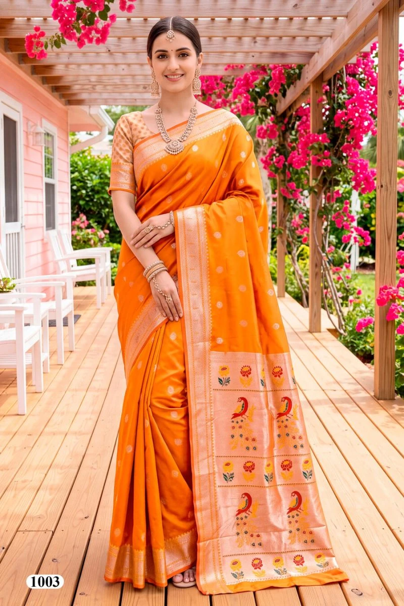 Saroj Vaarahi Silk Vol 1 Silk Zari Weaving Saree 2