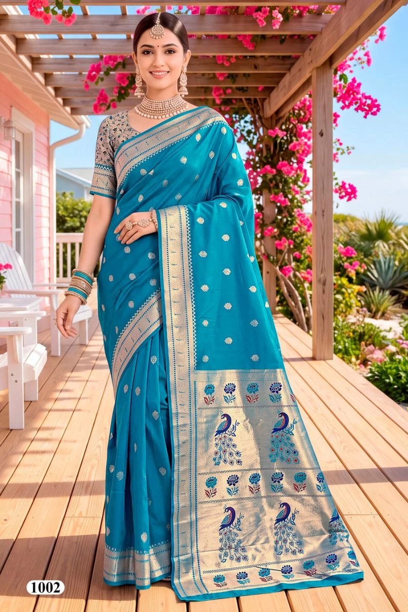 Saroj Vaarahi Silk Vol 1 Silk Zari Weaving Saree 4