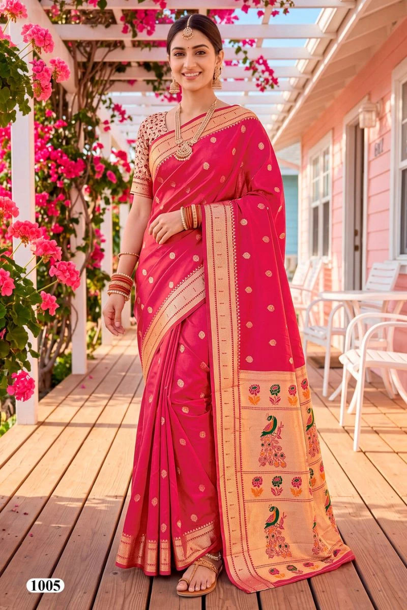 Saroj Vaarahi Silk Vol 1 Silk Zari Weaving Saree 7