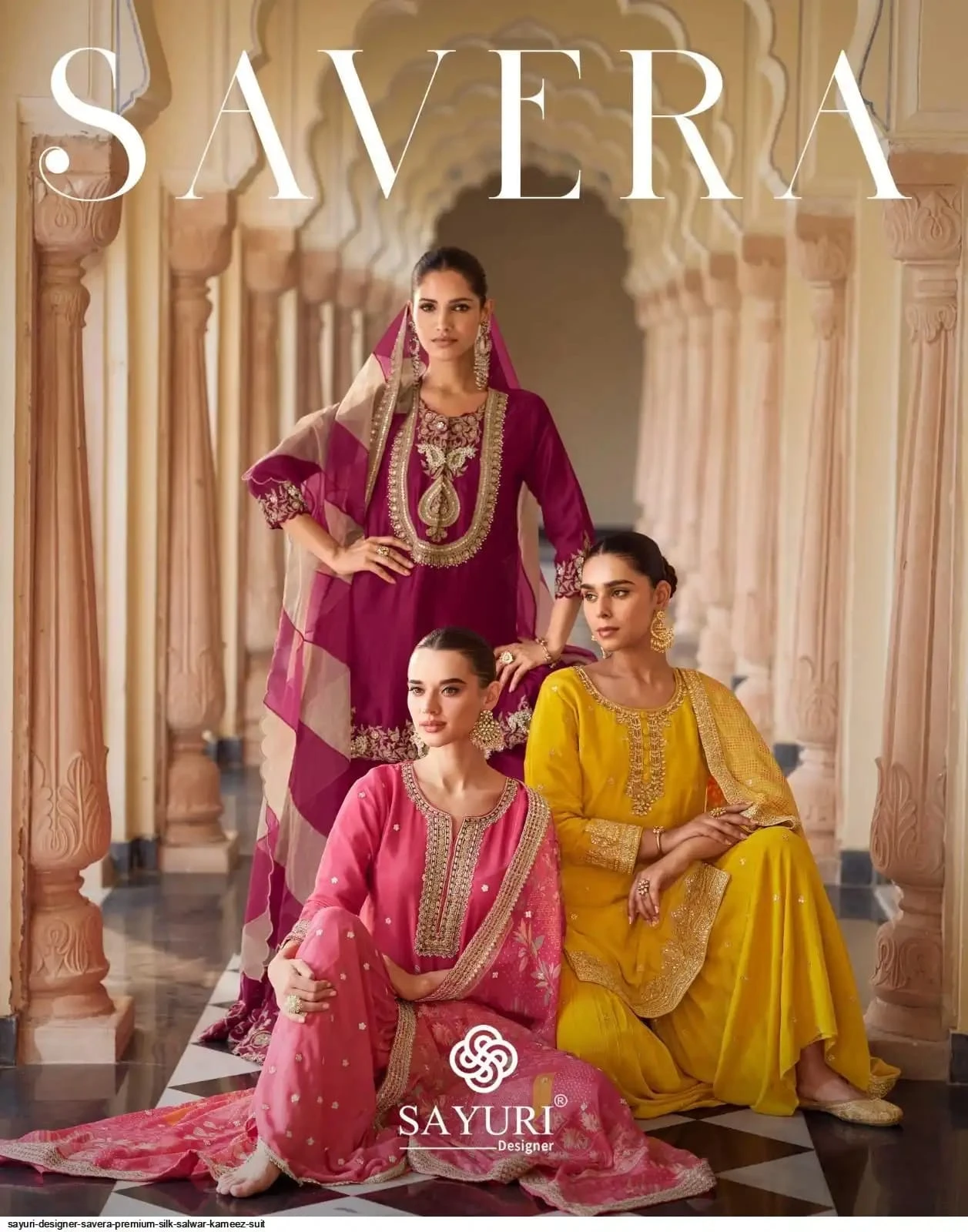 Sayuri Designer Savera Premium Silk Suit With Embroidery Work